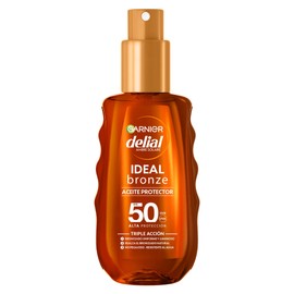 Delial Garnier IDEAL Bronze Protection Oil SPF 50 for an Even and Radiant Tan 150 ml