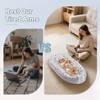 Loevin Baby Lounger for Newborn Cotton,Baby Nest Diaper Changing Pads