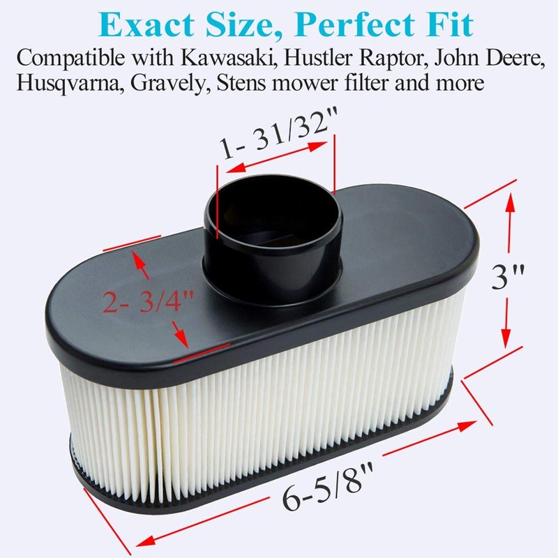 HOODELL 2 Pack 11013-7047 Air Filter with Pre Filter -