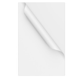 iitomu Steel Plate, Steel Panel, 11.8 x 7.5 inches (300 x 190 mm), Increased Adsorption, Stainless Steel Plate, Magnetically Attached, Magnetic Supplementary Plate, White, Wall, Bath, Bathroom
