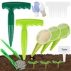 DRAINJH Mini Seed Spreader, 19 Pcs Seed Planter Tool Dispenser