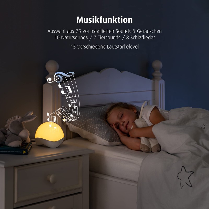 Reer MyMagicSmartLight Smart Night Light, 16 Million Colours, Music Function,