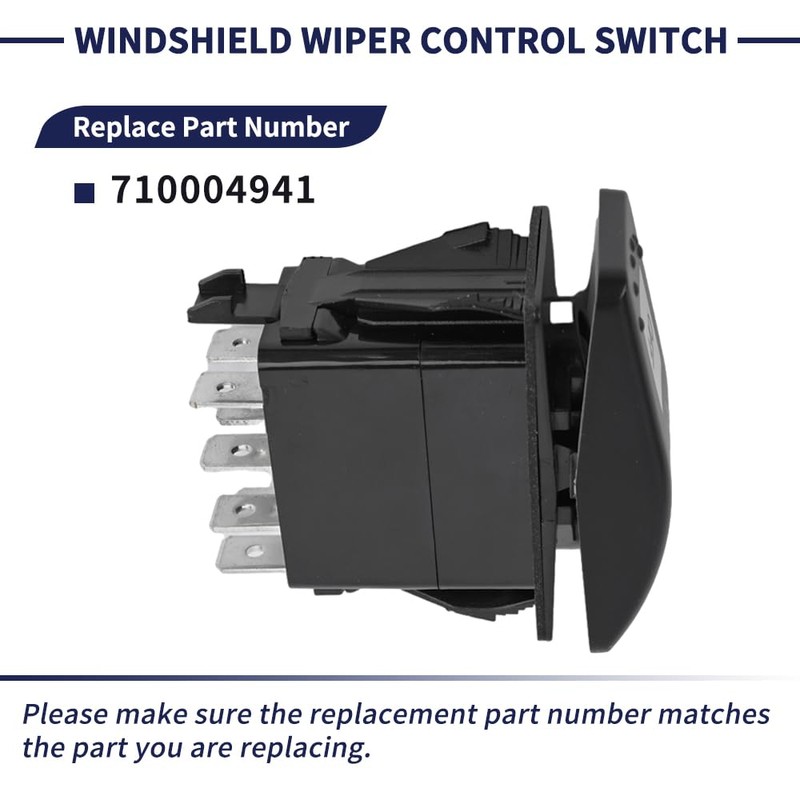 Windshield Wiper Control Switch Compatible with Can-Am Defender HD10 HD8