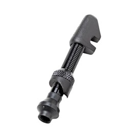 DT Swiss Tubeless Presta Valve Road Asymmetric Nut 40mm Single Black