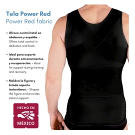 Faja Para Hombre Chaleco Modelador Corrige Postura Color Negro Talla S New Form