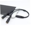 jojofuny 3pcs Headset Adapter Splitter for Headphone and Microphone Position
