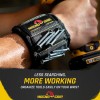NoBrand Magnetic Wristband for Holding Screws, Nails, Drill Bits-Black-Bla