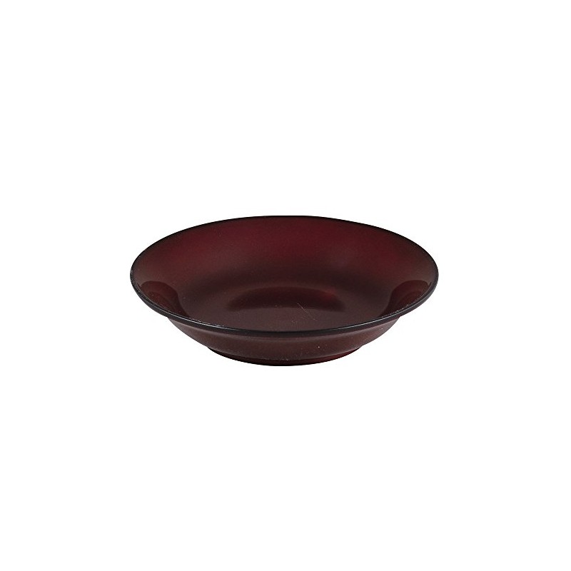 Pearl Metal K-6136 Lacquerware Color, Clean Coat, Round Deep Plate,