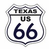 Generic Texas RT 66 Route 66 Sticker D2881 Highway Sign Road Sign 3""