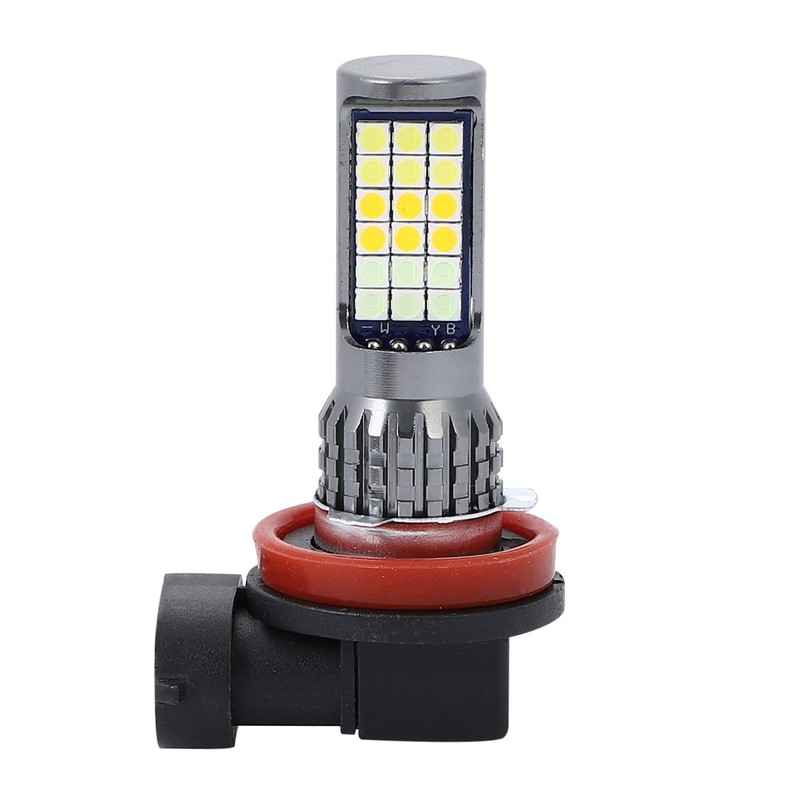 h8 led fog light h11 yellow light blue white universal