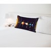 Siwehtu Couch Throw Pillows Solar System Scientific Information Rectangle 20x30