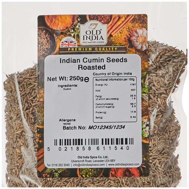 Old India Indian Cumin Seeds Roasted 250g
