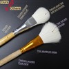 GACDR Blending Brushes for Acrylic Painting,7 Pieces Versatile Gilding Brush