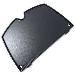 Direct Store DC136 6558 Cast Iron Cooking Griddle for Weber Q100 Q1000, Q120 Q1200 Series Gas Grills Parts, 12.6 x 8.5 x 0.5 Inches, Replace for Weber Q1200 Grill Accessories