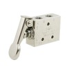 uxcell Pneumatic 3 Position 4 Way Spring Return Lever Manual