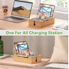 Pezin & Hulin Bamboo Charging Station, Electronic Devices Organizer for
