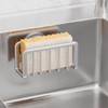 TAILI Sponge Holder for Kitchen Sink,Sink Caddy with Strong Sucion
