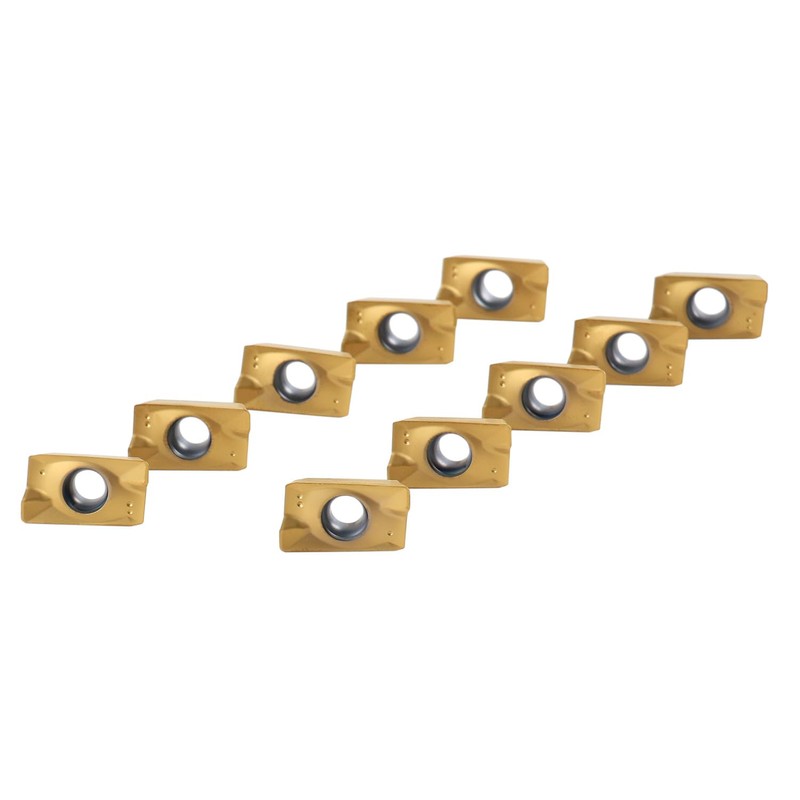 Accusize Industrial Tools APKT1604 TiN Coated Carbide Inserts for Machining