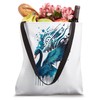 Colorful swan as a watercolor motif with gradient, blue Tote