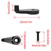 50 Pack Glass Retainer Clips Kit, Black Window Screen Clips,