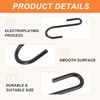 PATIKIL 2.5" S Hooks, 10 Pack Hook Wire Rack Hooks