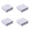 DJC Supply Co. 6" x 6" x 3" PVC Plastic