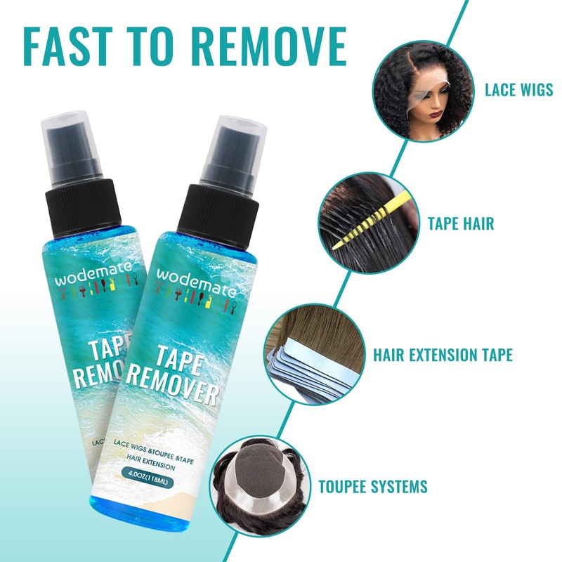 Tape in Extension Remover, Hair Extensions Tape & Adhesive Remover