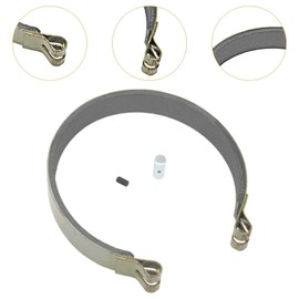 TENOL Brake Band with Pin Set Gokart Braking System Components Gokart Fittings for ATV Brake Drum UTV Minibike Motor Mechanics, 5 inches