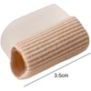 4 pcs Toe Straightener Protector Sleeve Tube with Big Toe