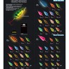 Lindy Fishing Tackle - Lindy Glow Spoon 1/16-Clown (LGS207), Multi-Color,