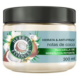 HERBAL ESSENCES, Mascarilla Capilar Hidratación Potente & Anti-Frizz, con notas de Coco 300 ml