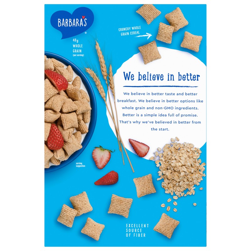 Barbara's, Non-Gmo Cereal, Morning Oat Crunch, 14 Oz (Packaging May