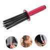 FOMIYES Bristle Curly Hair Comb Curling Roll Comb Hair Curler