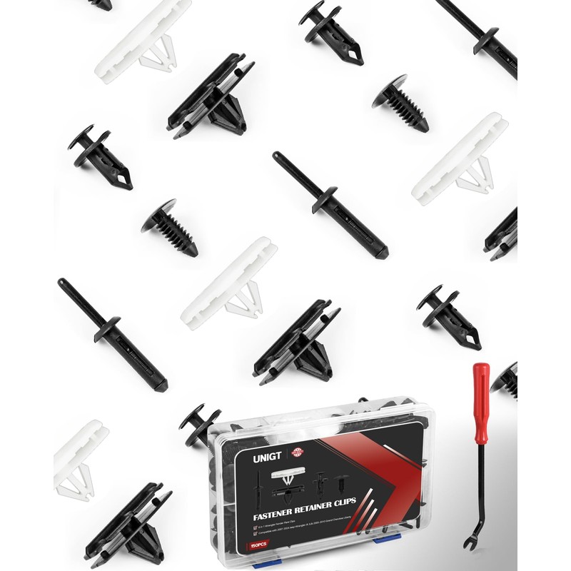 6 in 1 Wrangler Fender Flare Clips, UNIGT Fastener Retainer