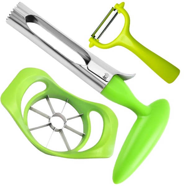 Apple Slicer & Peeler Corer Set — Apple Cutter and
