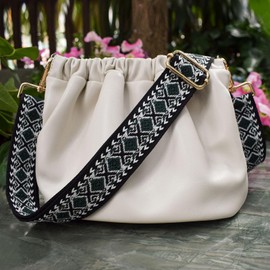 Wide Purse Strap Replacement Crossbody Adjustable Guitar Straps for Handbags Purses Tote Bag Strap 1.5"