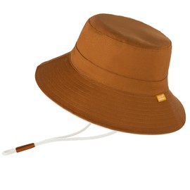 Baby Sun Hat for Boy Girl Toddler Summer Bucket Hat Kids Sun Protection Beach Hat Baby Hats Wide Brim Outdoor Play Hat (US, Age, 2 Years, 4 Years, Caramel)