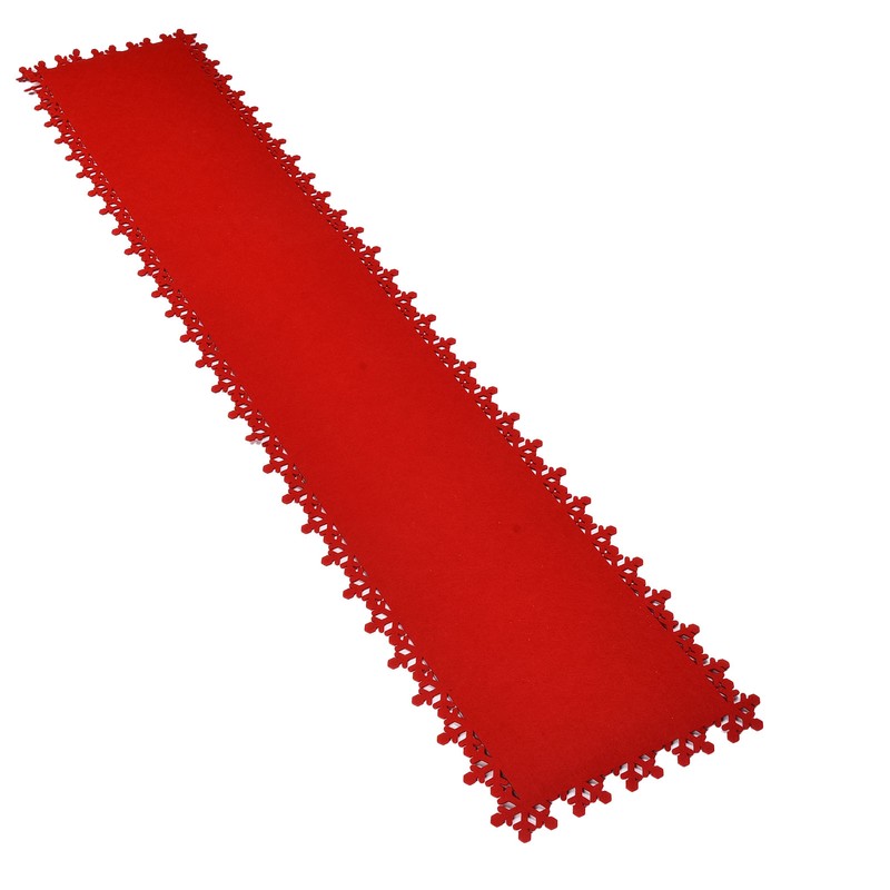 Christmas Table Runner Placemat Heat Protection Water Absorption Felt Table