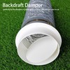 CHEOTIME 6 Inch Backdraft Damper, 1 Way Air Flow Stopper
