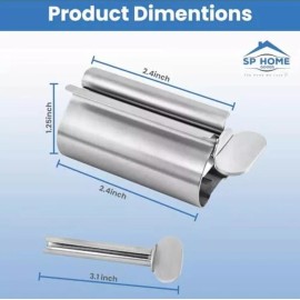 Smart House Inc The Original Toothpaste Squeezer Tube Roller Stainless Steel , Puts an end to...