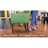 NancyProtectz Furniture Sock Floor Protectors, The Original Furniture Sock (Caramel