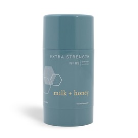 milk + honey milk + honey Extra Strength Deodorant No. 09, Aluminum Free Deodorant for Women and Men, Natural Deodorant Gentle on the Skin, Lavender and Tea Tree scent
