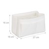 Relaxdays, Felt, Many Compartments, Handbag Organiser, Storage Bag, Portable, Removable,