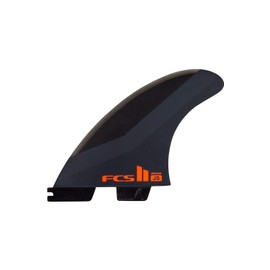 FCS 2 JS PC Tri-Fin Set Charcoal-Red M