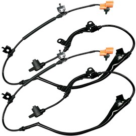 Broaug 2PCS Rear Left & Right ABS Wheel Speed Sensor Compatible with Acura MDX 2001-2006, Honda Pilot 2003-2008 OE Numbers 57470-S3V-A52, 695-661, 57475-S3V-A52, 695-657