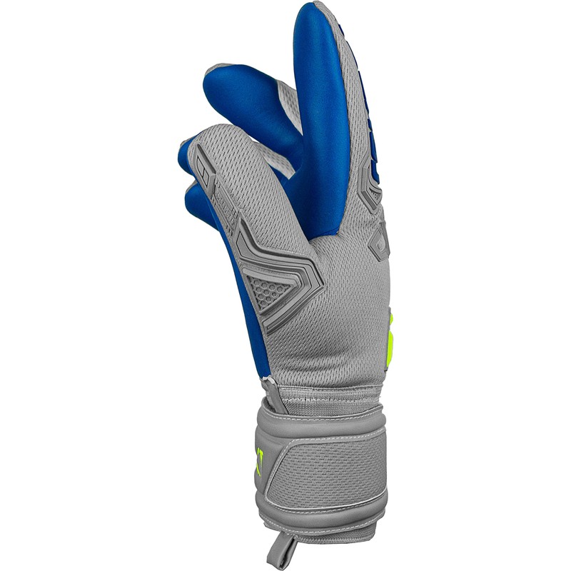 Reusch Attrakt Freegel Silver Unisex Goalkeeper Gloves with Inner Seam