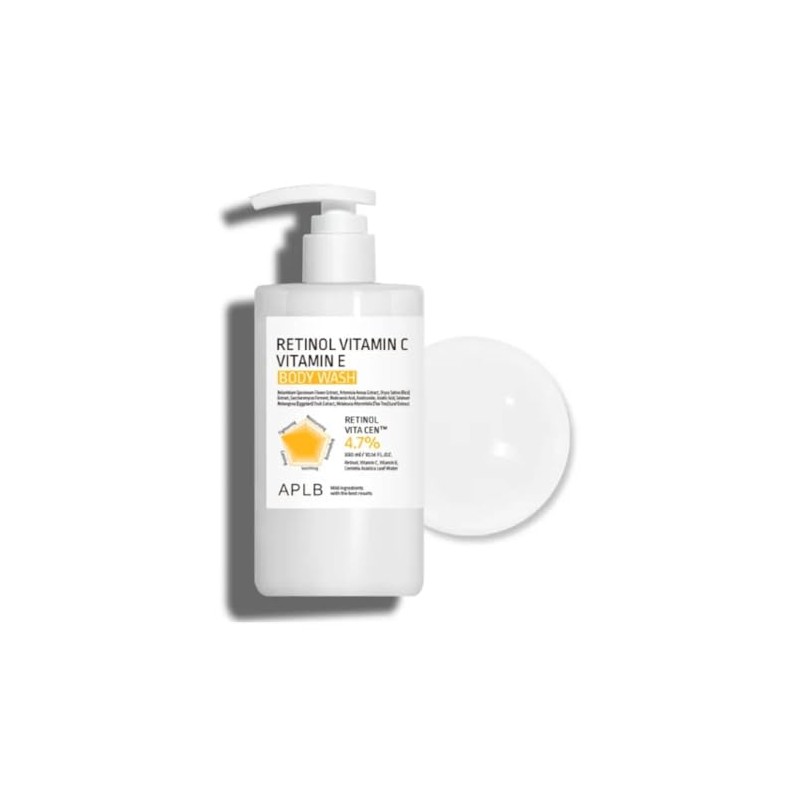 Serum Retinol Vitamina C y E Body Wash APLB de