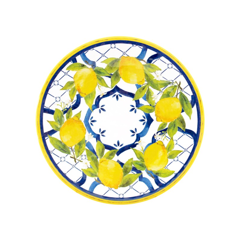 Le Cadeaux Melamine 9 inch Salad Plate, Set of 4,