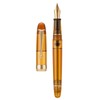 Asvine V126 Vacuum Filling Fountain Pen Fine Nib, Transparent Brown