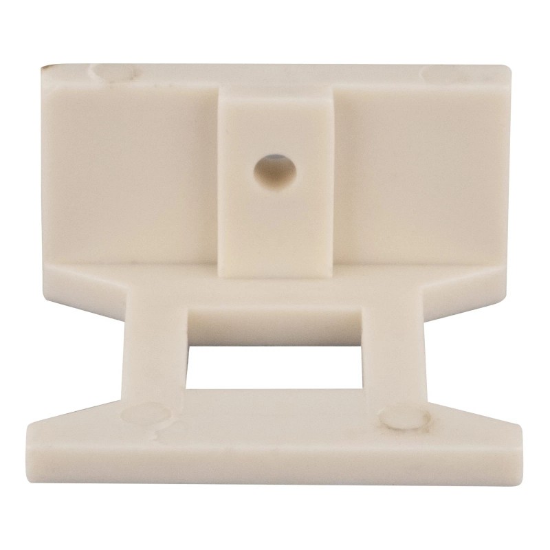 CRL DL2210EG Extended Hole Flush Bolt Nylon Guide Cream